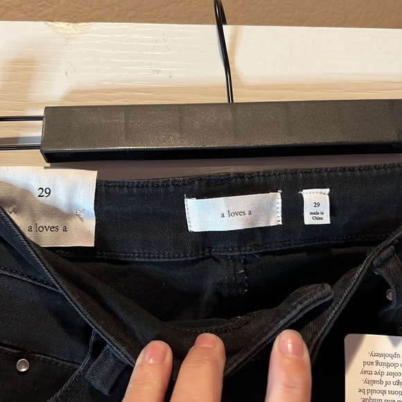 Black skinny jeans from a loves a - Picture 3 of 5